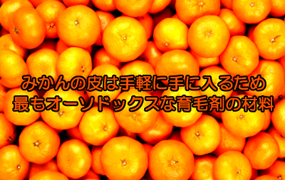 作り方はとても簡単｜数種類のみかんの皮を使った手作り育毛剤