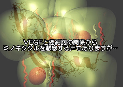 ミノキシジルで癌を悪化させる可能性は？vegfの血管新生効能