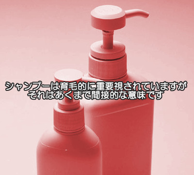 シャンプーの必要性について｜薄毛対策的には２つの意味があります