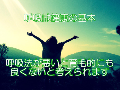 呼吸が浅い人は薄毛になるリスクが高い｜影響は全身に波及します