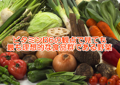 野菜はビタミンB6も豊富な育毛的にも注目すべき食品