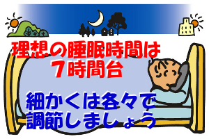 理想の睡眠時間は７～８時間｜自分にぴったりなタイミングを探す