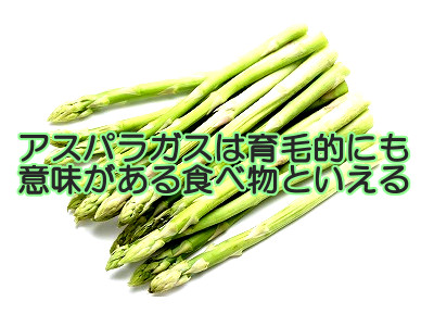 アスパラガスは薄毛予防に効果的？｜血液の質に関する栄養素が多い