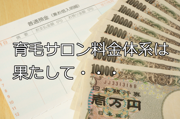 育毛サロンの料金